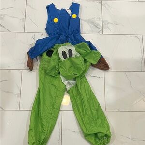 Kids Mario riding Yoshi Halloween Costume
